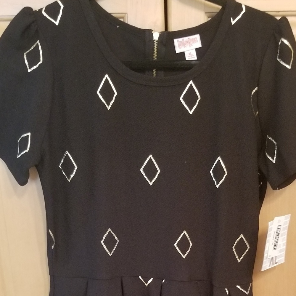 Elegant black and gold dress